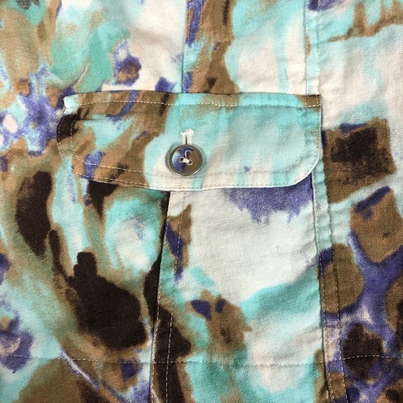 Chico’s 3 open linen blend jacket xl 16 - Picture 4 of 10